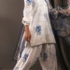 Aqua Bloom Poly Lawn Embroidered Dress | Stitched & Unstitched
