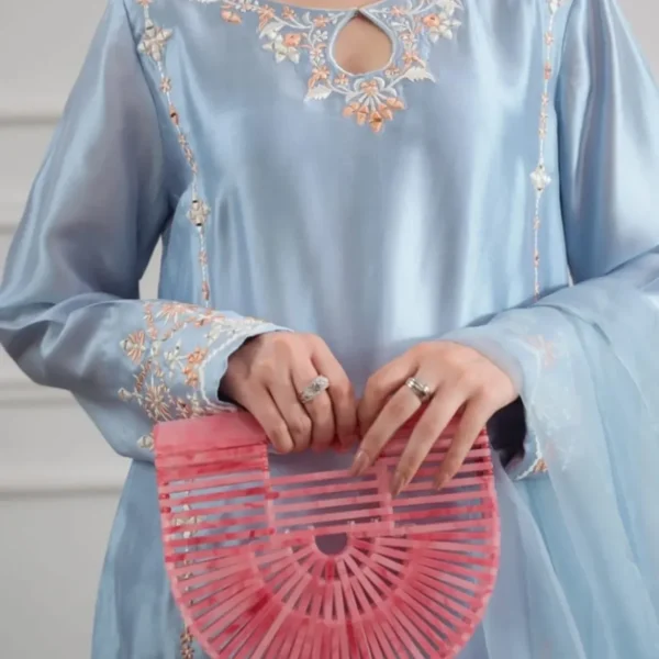 Anara SILK 3-Piece Embroidered Dress | Stitched & Unstitched