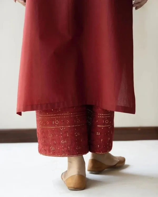 Cherry DHANAK 3-Piece Tilla & Sequin Embroidered Dress | Stitched & Unstitched