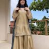 Article Name- IzelDetails- 3-Piece - Stitched-UnstitchedFabric- Premium SilkShop now at- #zargho (2) Izel Silk 3-Piece Embroidered Dress | Stitched & Unstitched