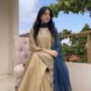 Article Name- IzelDetails- 3-Piece - Stitched-UnstitchedFabric- Premium SilkShop now at- #zargho (3) Izel Silk 3-Piece Embroidered Dress | Stitched & Unstitched