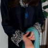 Article Name- MahroshDetails- 3-Piece - StitchedFabric- Premium Silk Shop now at- #zarghoon.sto (1) Mahrosh SILK 3-Piece Embellished Dress | Stitched