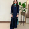 Article Name- MahroshDetails- 3-Piece - StitchedFabric- Premium Silk Shop now at- #zarghoon.sto (2) Mahrosh SILK 3-Piece Embellished Dress | Stitched
