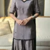 Ayla_3 Ayla Grey Tassel Silk Embroidered Dress | Stitched & Unstitched
