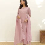Blossom DHANAK 3-Piece Cutwork Embroidered Dress | Stitched