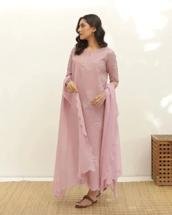 Blossom 12 Blossom DHANAK 3-Piece Cutwork Embroidered Dress | Stitched