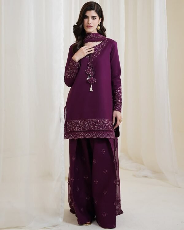 Gulraiz Embroidered Farshi Shalwar Dress | Stitched & Unstitched