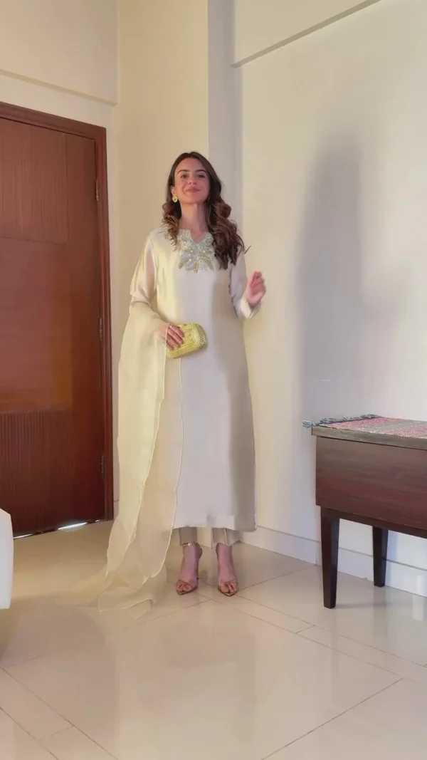 GULROSH VEDIO Gulrosh Silk Handmade Tilla Embroidered Dress | Stitched & Unstitched