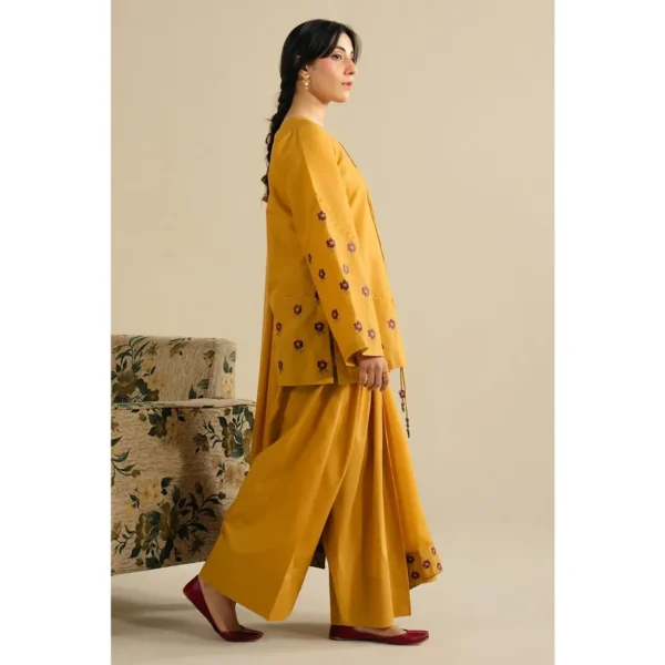 Gulrosh 1 Gulrosh Dhanak 3-Piece Embroidered Dress | Stitched & Unstitched