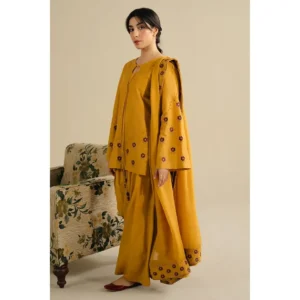 Gulrosh 2 Gulrosh Dhanak 3-Piece Embroidered Dress | Stitched & Unstitched