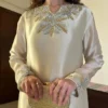 Gulrosh_2 Gulrosh Silk Handmade Tilla Embroidered Dress | Stitched & Unstitched