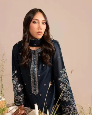 Kaira 7 Kaira DHANAK 3-Piece Tilla & Sequin Embroidered Dress | Stitched & Unstitched