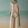 Liora_7 LIORA Silk Multicolor Floral Embroidered Dress | Stitched & Unstitched