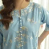 Meher Dhanak White Embroidered Dress | Stitched & Unstitched