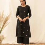 Midnight Dhanak 2-Piece Embroidered Suit | Stitched & Unstitched