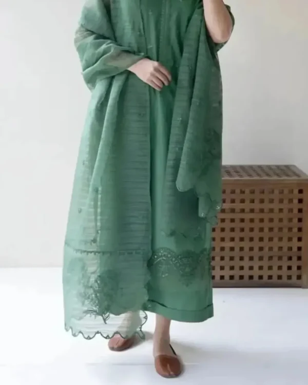 Mint LAWN 3-Piece Embroidered Dress | Stitched