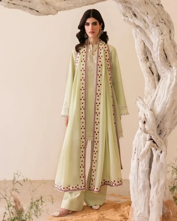 Nashwa LAWN 3-Piece Embroidered Dress | Stitched & Unstitched