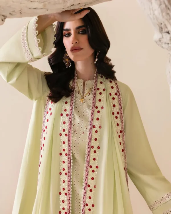 Nashwa LAWN 3-Piece Embroidered Dress | Stitched & Unstitched