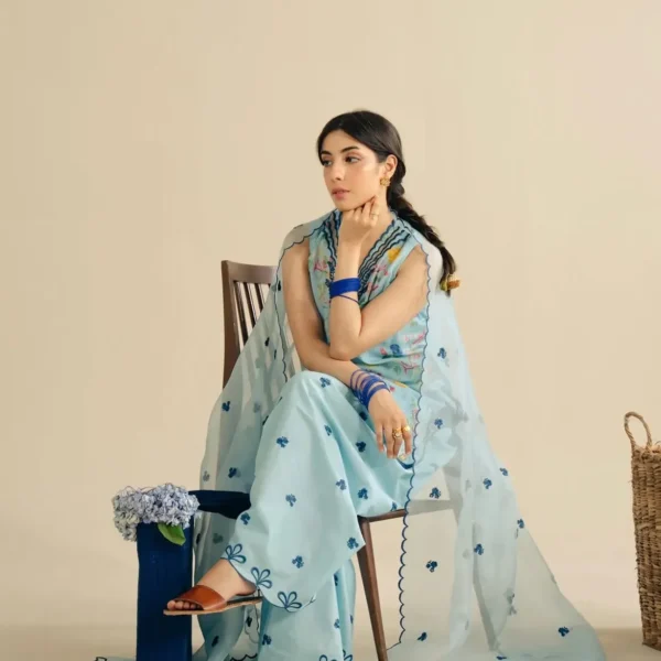 Nayab 2 Nayab Poly Lawn 3-Piece Printed Embroidered Dress | Stitched & Unstitched