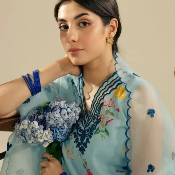 Nayab 3 Nayab Poly Lawn 3-Piece Printed Embroidered Dress | Stitched & Unstitched