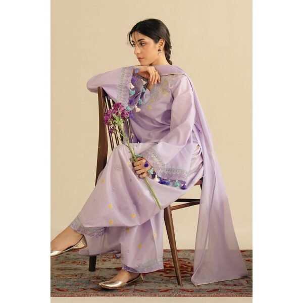 Nayel Nayel DHANAK 3-Piece Embroidered Dress | Stitched & Unstitched