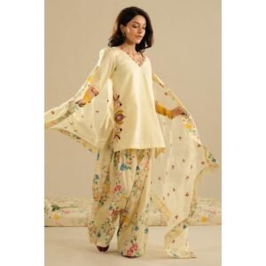 Nayra Nayra POLY-LAWN 3-Piece Embroidered Dress | Stitched & Unstitched