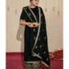 OPAL GREEN 2 Opal Green Velvet Embroidered Dress | Stitched & Unstitched