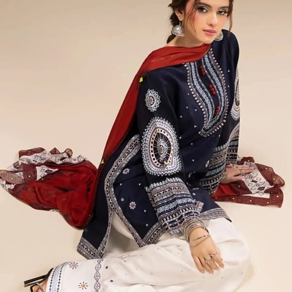 RANGREZ 1 Rangrez Embroidered Farshi Shalwar Dress | Stitched & Unstitched