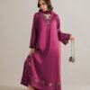 RIWAYAT Riwayat Silk Hand-Embroidered Kaftan Dress | Stitched & Unstitched