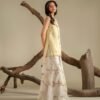 Ryna Organza Hand made Embroidered Plazo Dress | Stitched & Unstitched