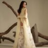 Ryna Organza Hand made Embroidered Plazo Dress | Stitched & Unstitched