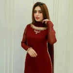 Rang-e-Noor Chiffon Handmade Work Gharara Dress | Stitched & Unstitched