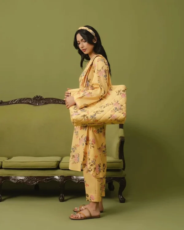 Serene SILK 2-Piece Printed Suit | Stitched & Unstitched