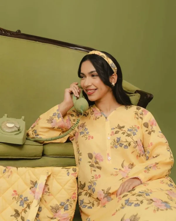 Serene SILK 2-Piece Printed Suit | Stitched & Unstitched