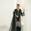 Starlight Dhanak High Density Embroidered Dress | Stitched & Unstitched