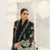 Starlight Dhanak High Density Embroidered Dress | Stitched & Unstitched