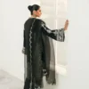 Starlight Dhanak High Density Embroidered Dress | Stitched & Unstitched