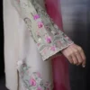 Vanya Silk 3-Piece Embroidered Farshi Shalwar Dress | Stitched & Unstitched