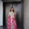 Vanya Silk 3-Piece Embroidered Farshi Shalwar Dress | Stitched & Unstitched