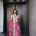 Vanya Silk 3-Piece Embroidered Farshi Shalwar Dress | Stitched & Unstitched