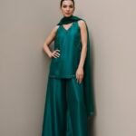 Zarheen SILK 3-Piece Handwork Embroidered Dress | Stitched & Unstitched