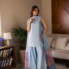 Zimal Tussar Silk Handmade 3 Piece Suit