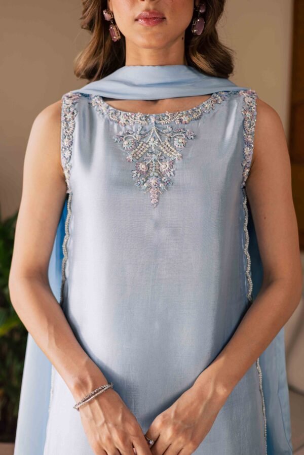 Zimal Tussar Silk Handmade 3 Piece Suit