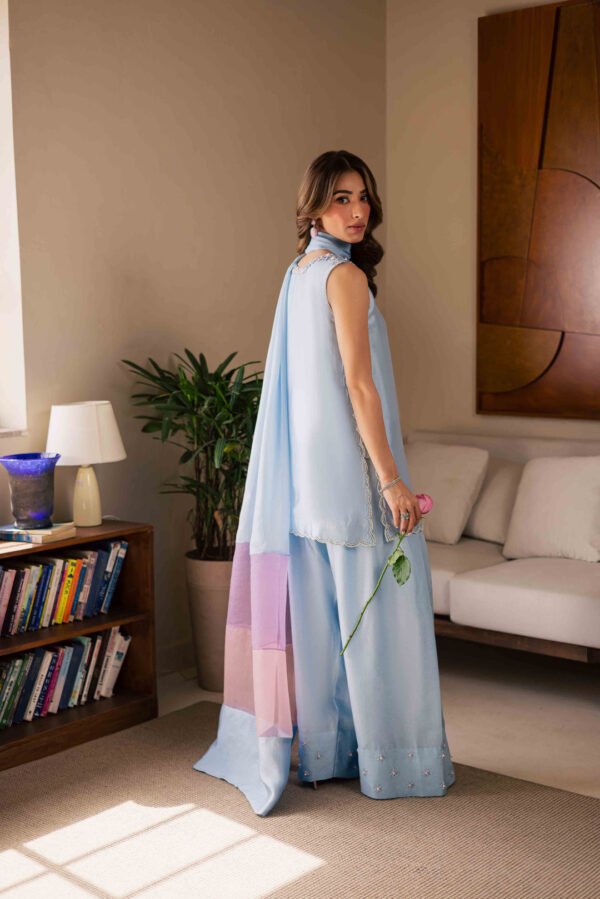 Zimal Tussar Silk Handmade 3 Piece Suit