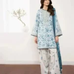 Zareen Printed POLY-LAWN 4-Piece Embroidered Dress | Stitched & Unstitched