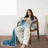 Zareen_6 Zareen Printed POLY-LAWN 4-Piece Embroidered Dress | Stitched & Unstitched