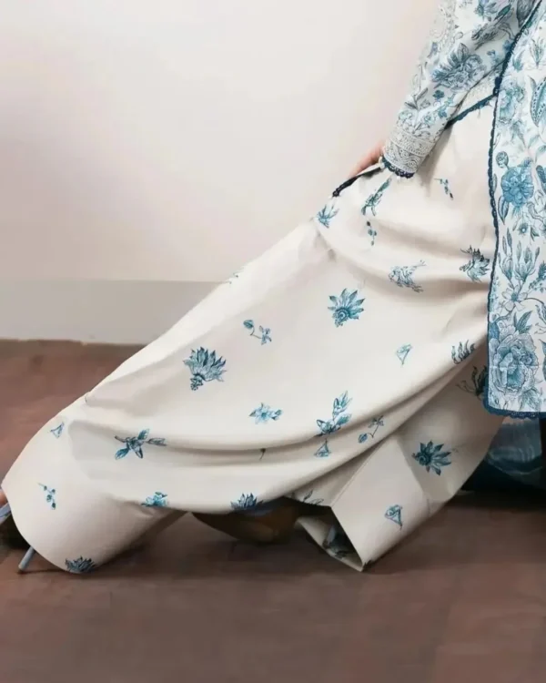 Zareen_7 Zareen Printed POLY-LAWN 4-Piece Embroidered Dress | Stitched & Unstitched