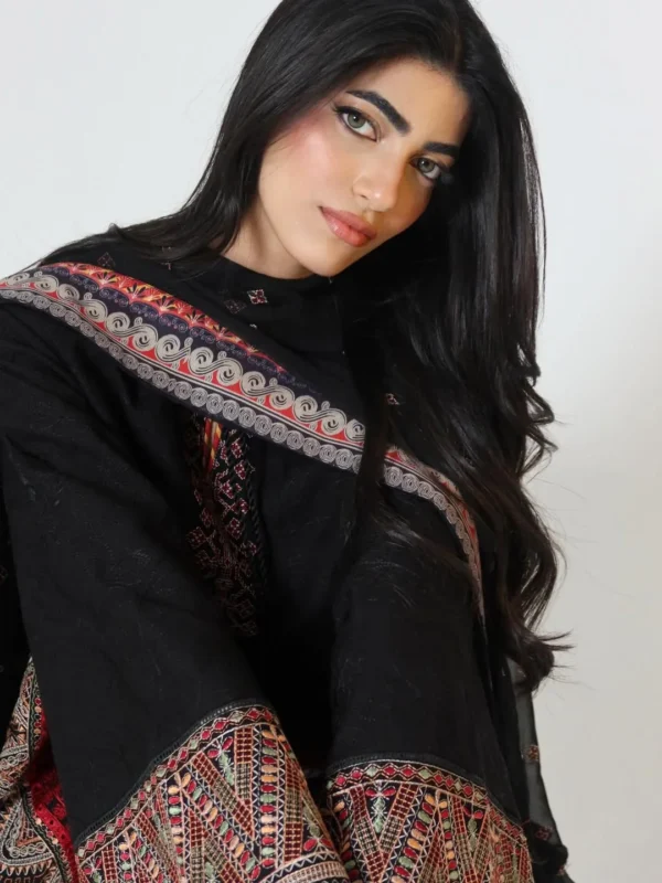 Zaryab 3-Piece Embroidered Farshi Shalwar Dress | Stitched & Unstitched