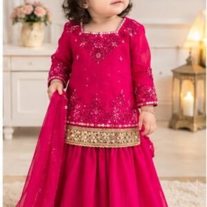 Dilruba 3-Piece Girls Festive Ensemble | Stitched & Unstitched