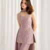 Lilac (SILK) 3-Piece Silver Tilla Embroidered Ensemble | Stitched & Unstitched